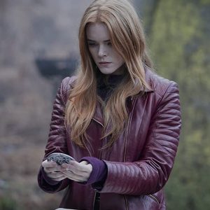 Abigail Cowen Fate The Winx Saga Bloom Leather Jacket