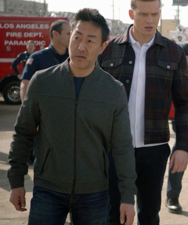 Howie Han TV Series 9-1-1 Kenneth Choi Bomber Jacket