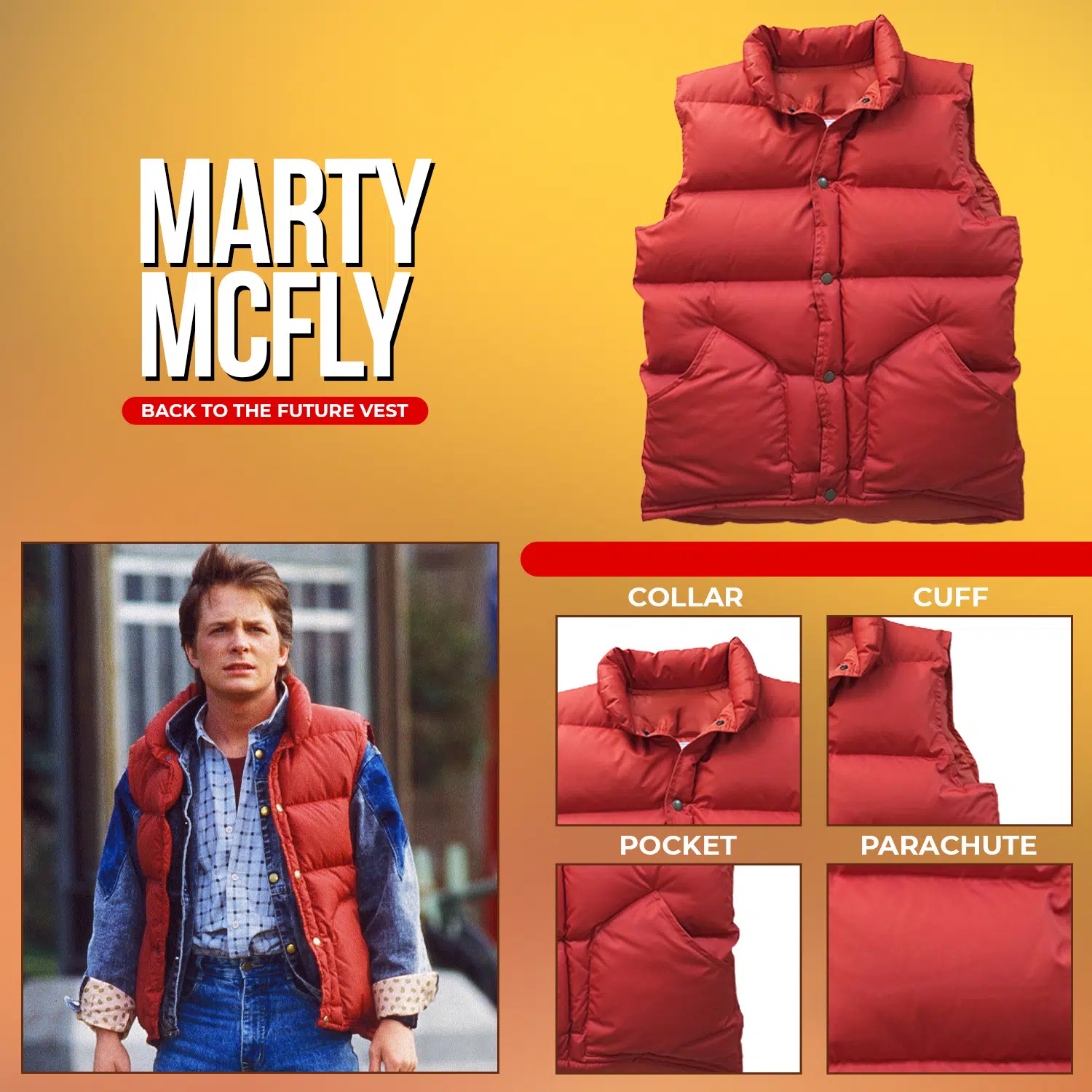 gilet marty mcfly