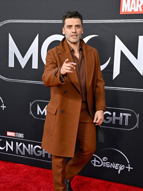 Moon Knight Oscar Isaac Brown Trench Coat | Movie Jackets