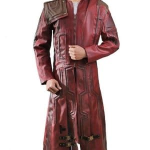 Guardian of the galaxy 2 Star Lord Leather Trench Coat