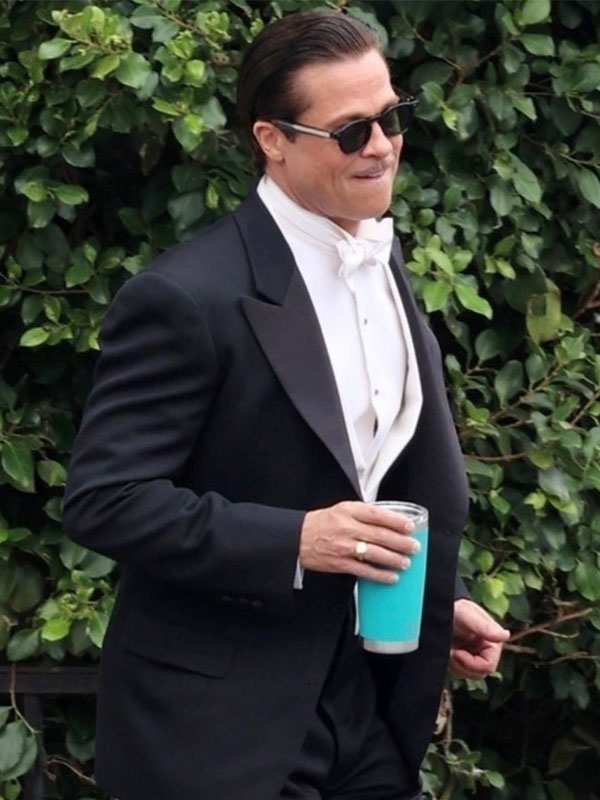 Babylon 2022 Brad Pitt Suit | Brad Pitt Black Suit