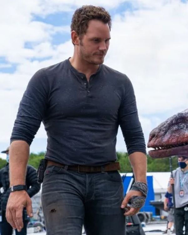 Owen Grady Jurassic World Dominion 2022 Chris Pratt T-Shirt For Men